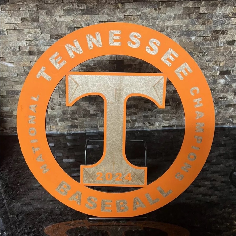 Tennessee Vols World Series Champs 2024 Sign